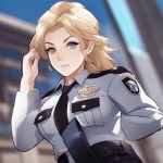 女警花,飒爽英姿女警花，柔情与刚毅的完美结合