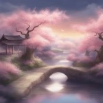 桃花洞口已是溪水潺潺是什么意思,桃花洞口溪水潺，人间仙境展新颜
